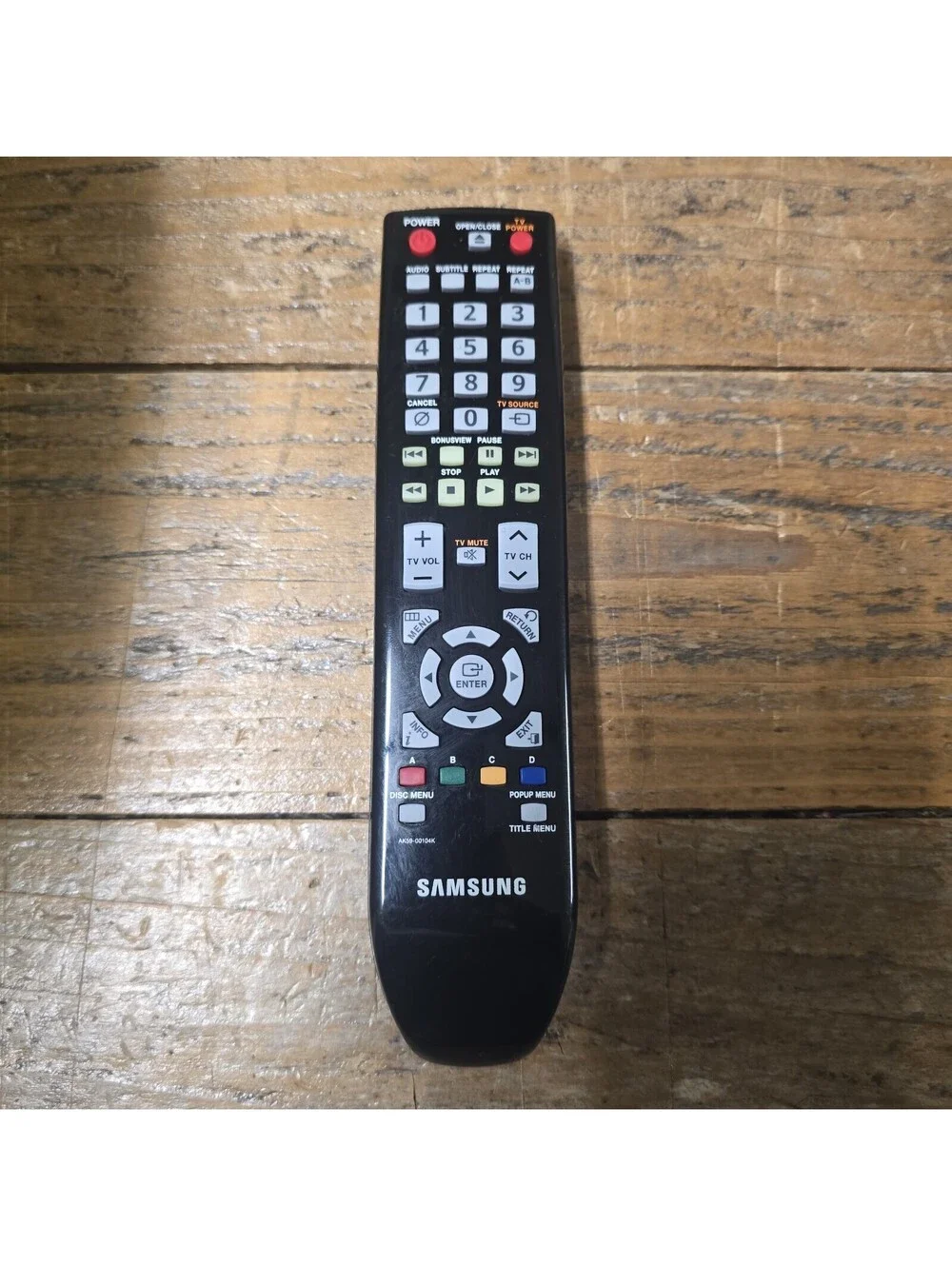 Samsung AK59-00104K Replace Remote Control for Blu-ray Player BD-P1600 BDP-1580